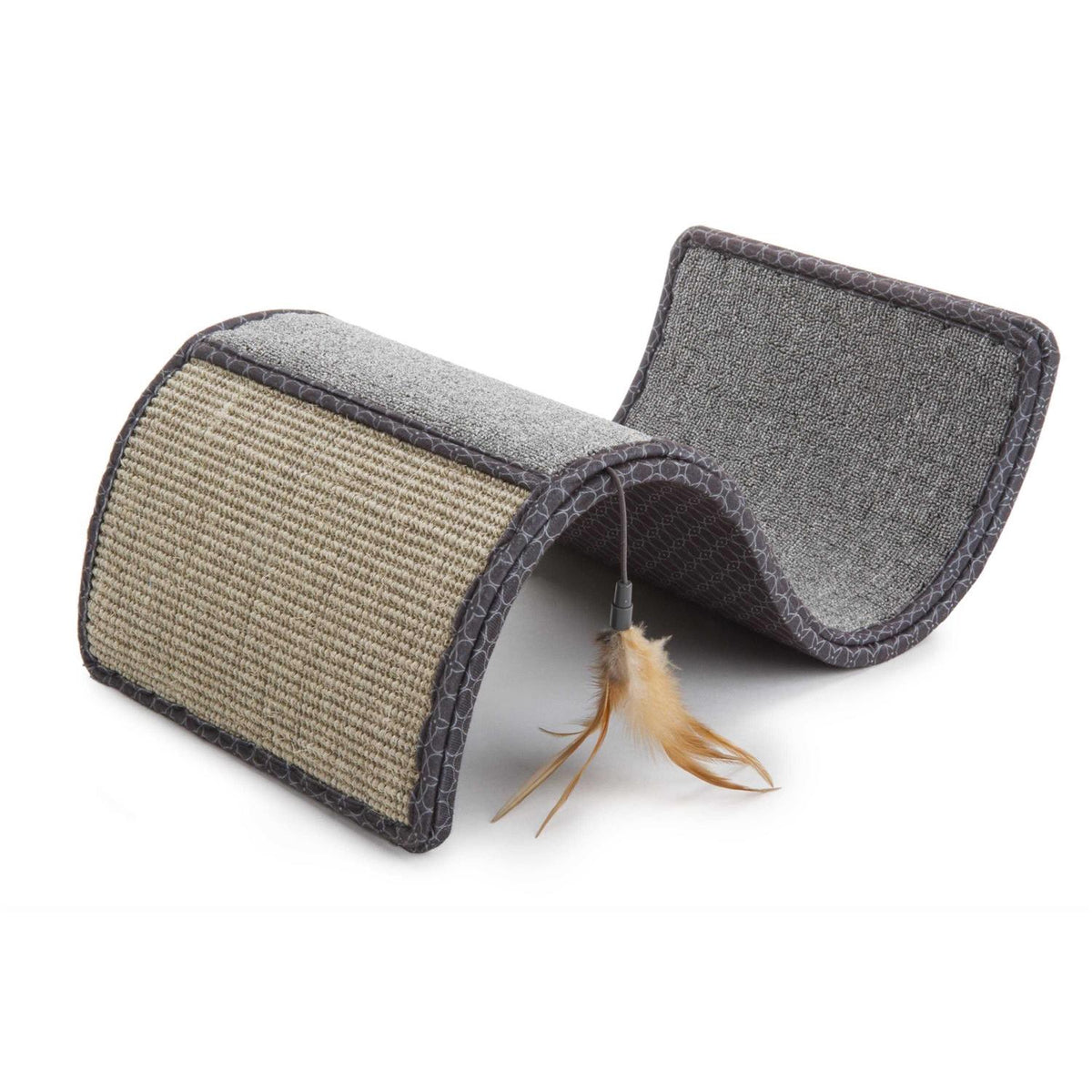 Cat Scratcher with Feather Toy M135