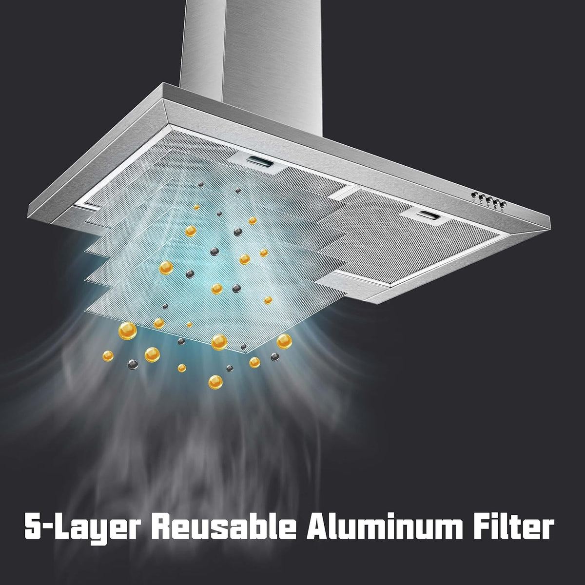 30 inch Stainless Steel Wall Mounted Range Hood K690