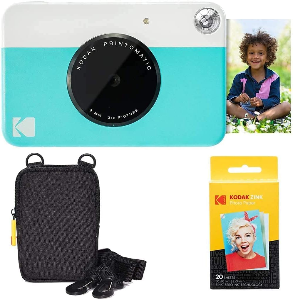 Instant Camera + Zink Paper + Case K679