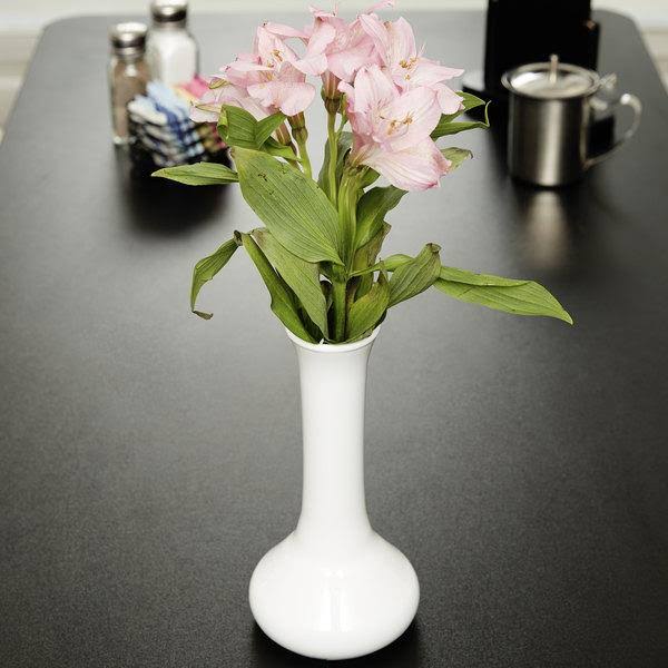 7-1/2 inch Plastic Bud Vase White Case of 24 Y420243