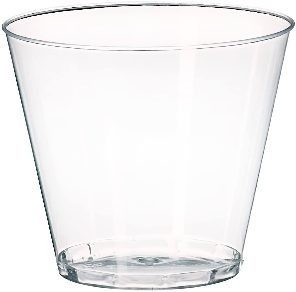 Clear 5 oz Hard Plastic Tumbler 500 Pieces F4312