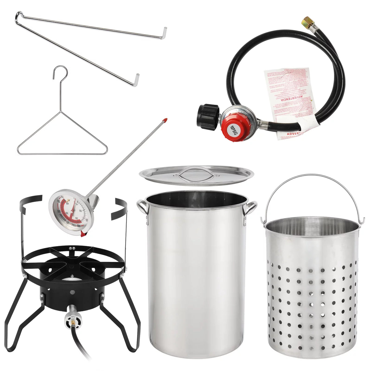 50qt Propane Stainless Steel Fryer Kit Z44840