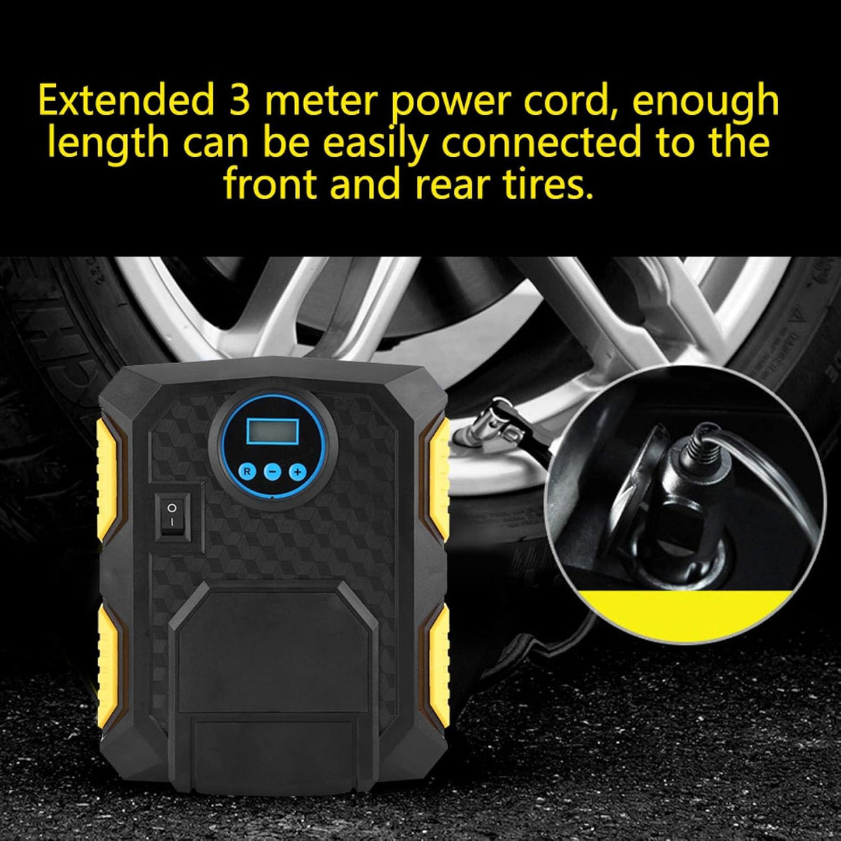 12V Portable Air Compressor Tire Inflator 150PSI S426646
