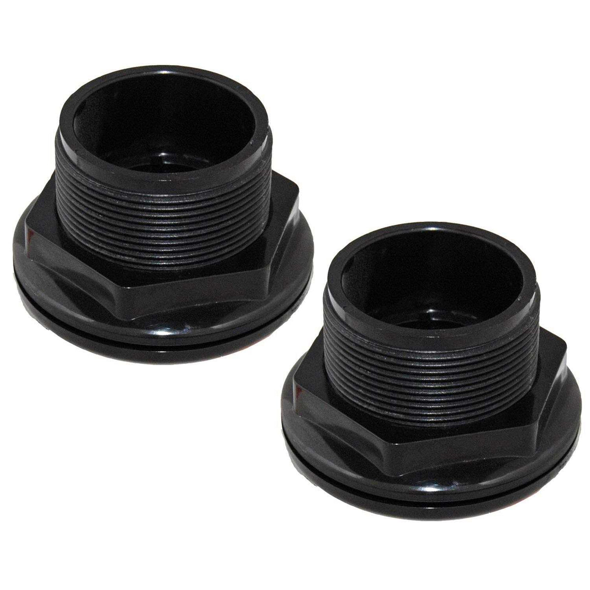 1-1/2 Bulkhead Fitting 1.50 inch Slip x Slip Gasket ABS K2905