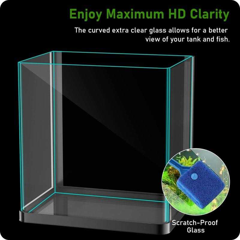 2 Gallon Glass Aquarium with Filter and Light U752621