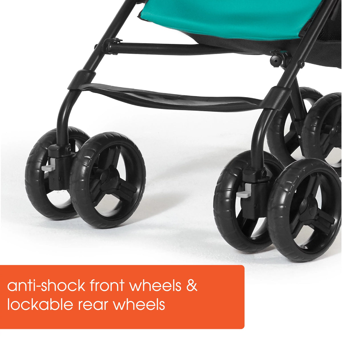 Lightweight Compact Fold Stroller, Black P4917