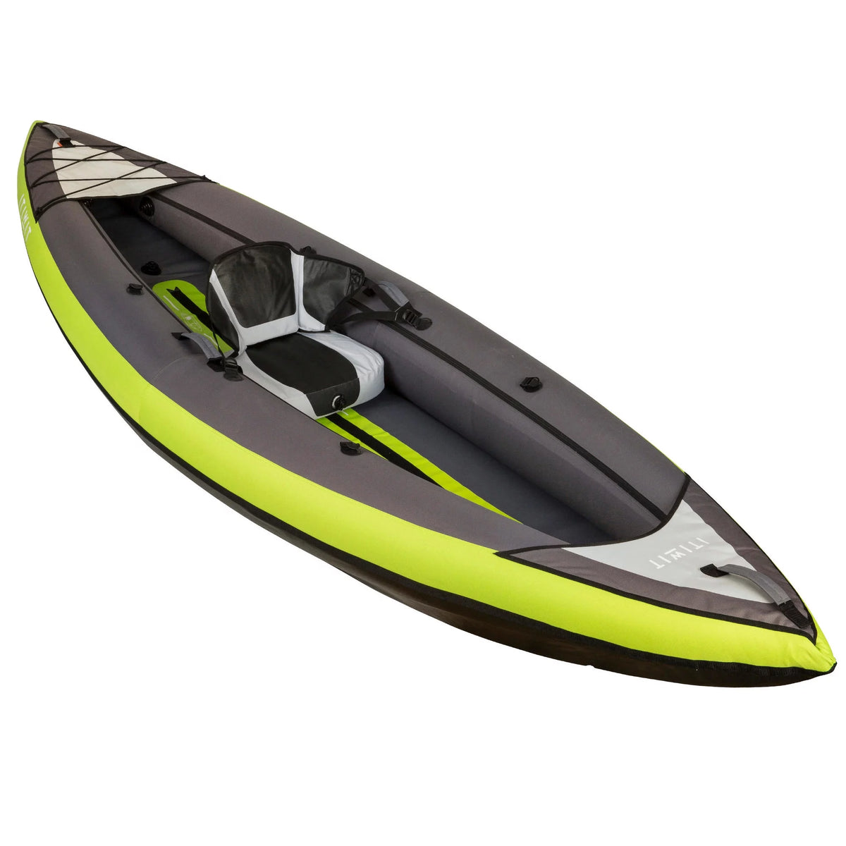 Inflatable Recreational Sit on Kayak with Pump, 1 or 2 Person, Green A29442