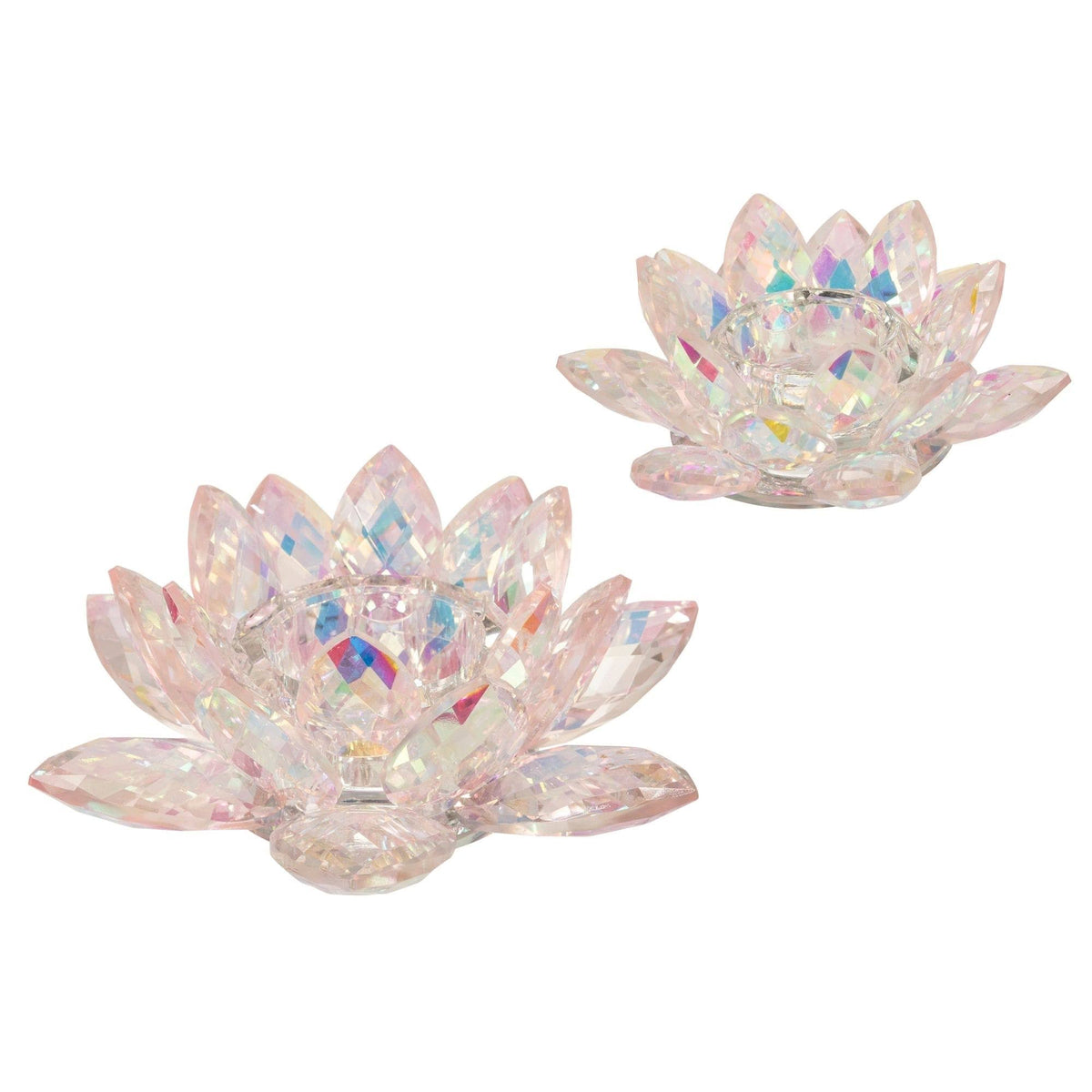 Blush Pink Glass Votive Candle Holder H9004