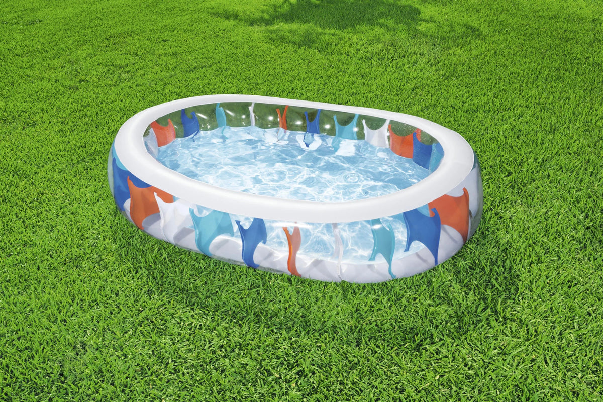Elliptic Inflatable Play Pool X442654