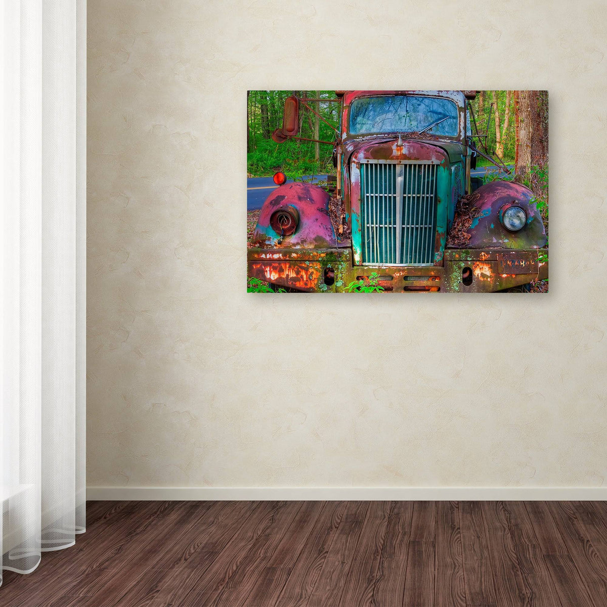 Bob Rouse Tow Truck Front Canvas R418026