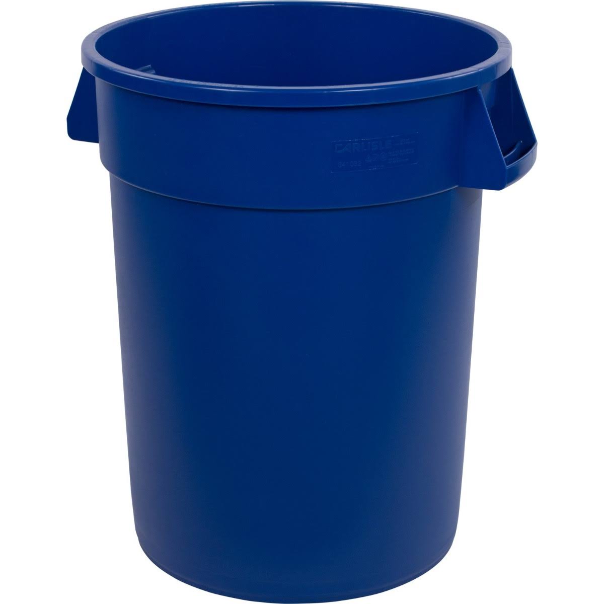 32 Gallon Blue Polyethylene Trash Can T8742