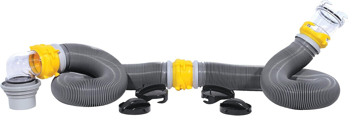 20' Sewer Hose Kit with Swivel Fittings and Wye Connector E6332