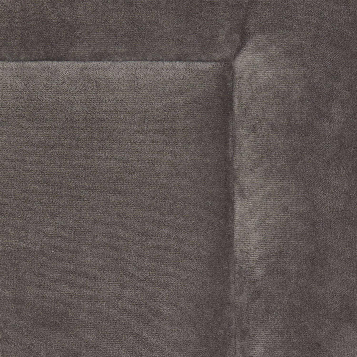 Dark Grey Velvet Dog Crate Mat and Pet Bed G657405