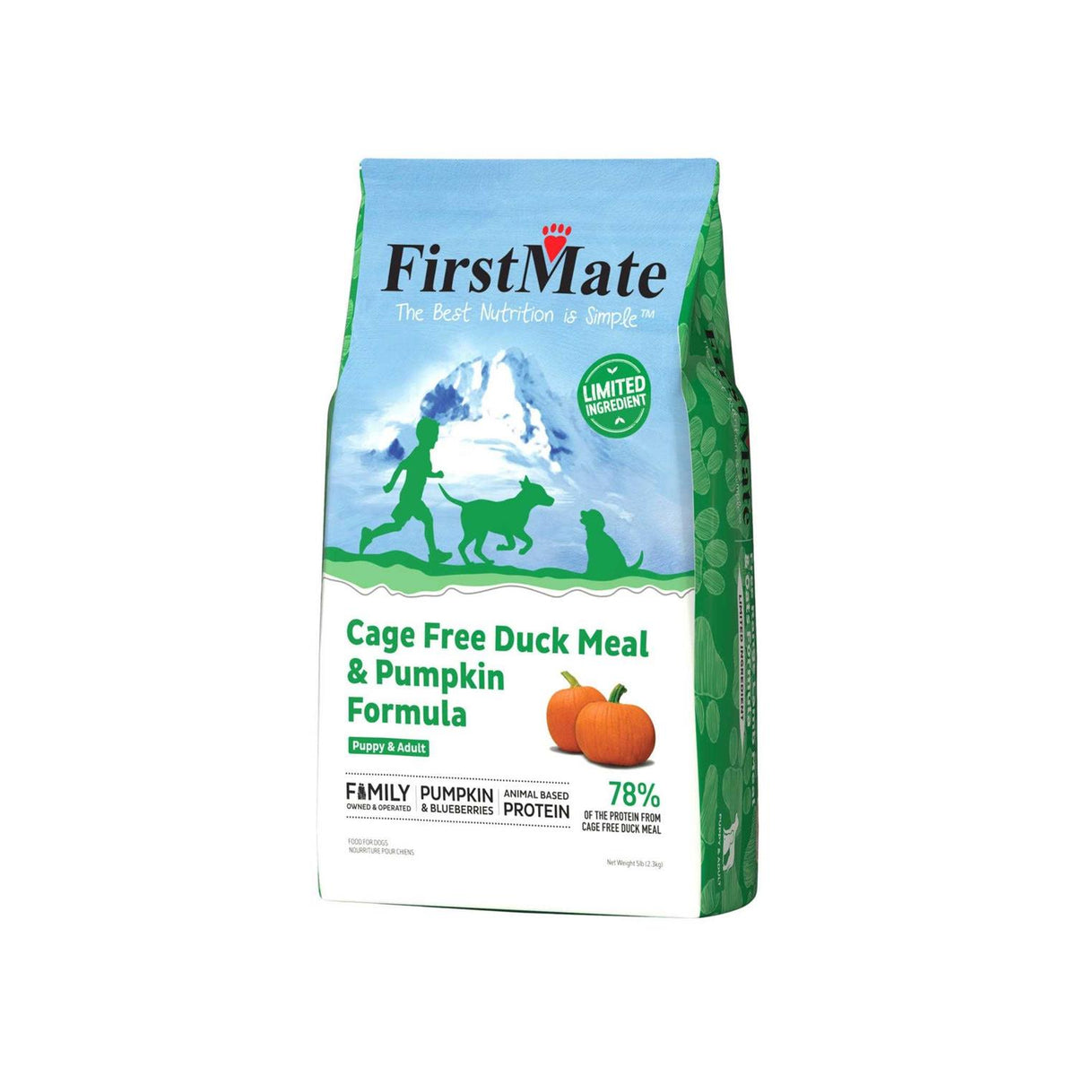 Limited Ingredient Cage-Free Duck Meal & Pumpkin Formula Dry Dog Food D95121