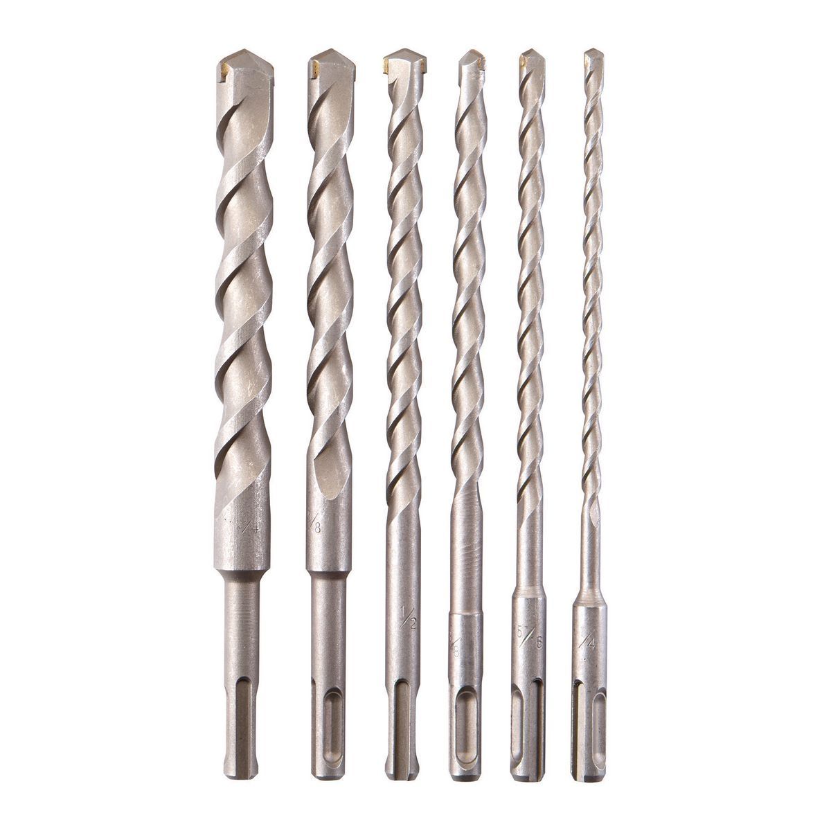 8 in. SDS Masonry Bit Set, 6 Piece I988216