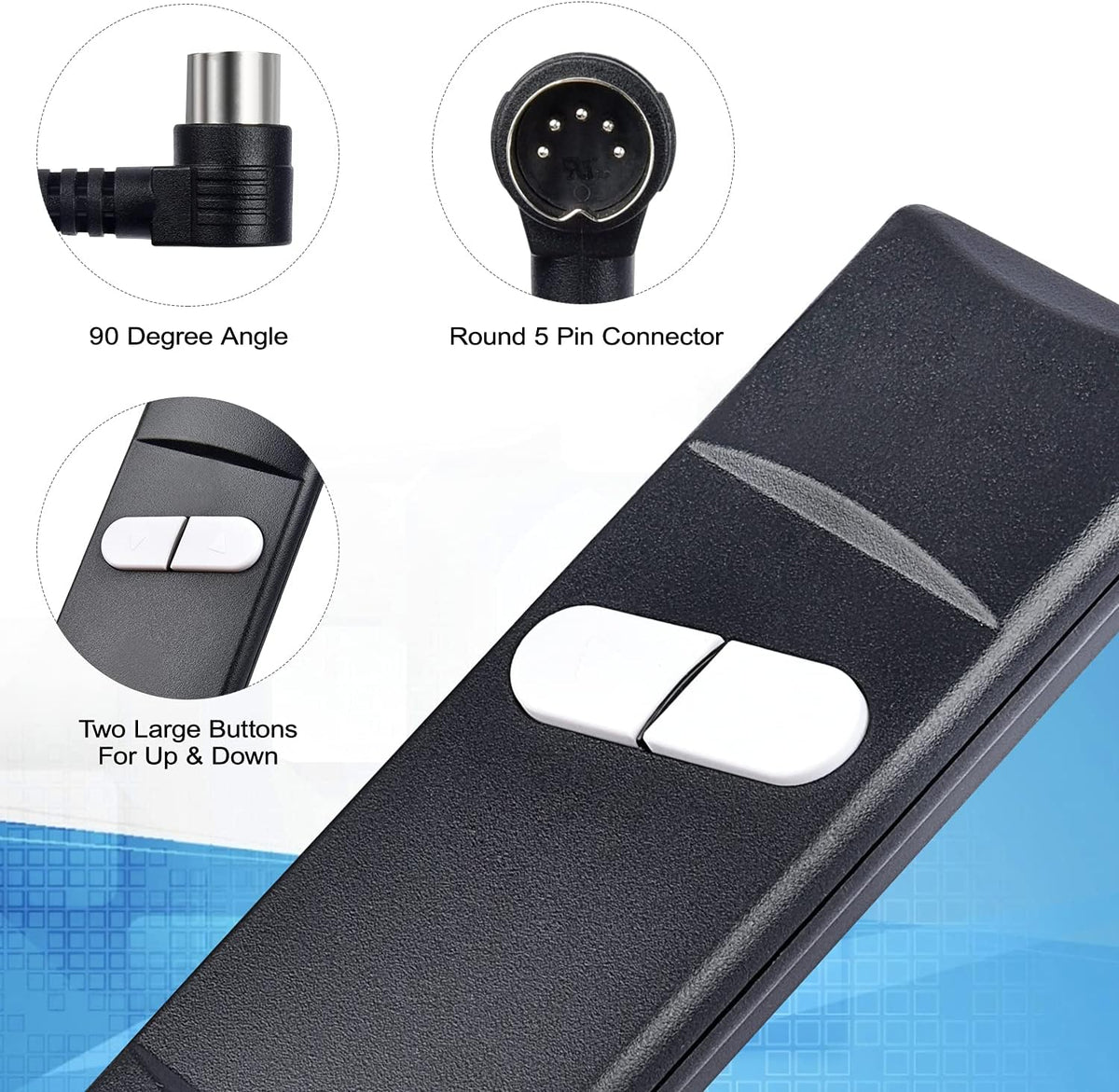 2 Button 5 Pin Hand Controller A30028