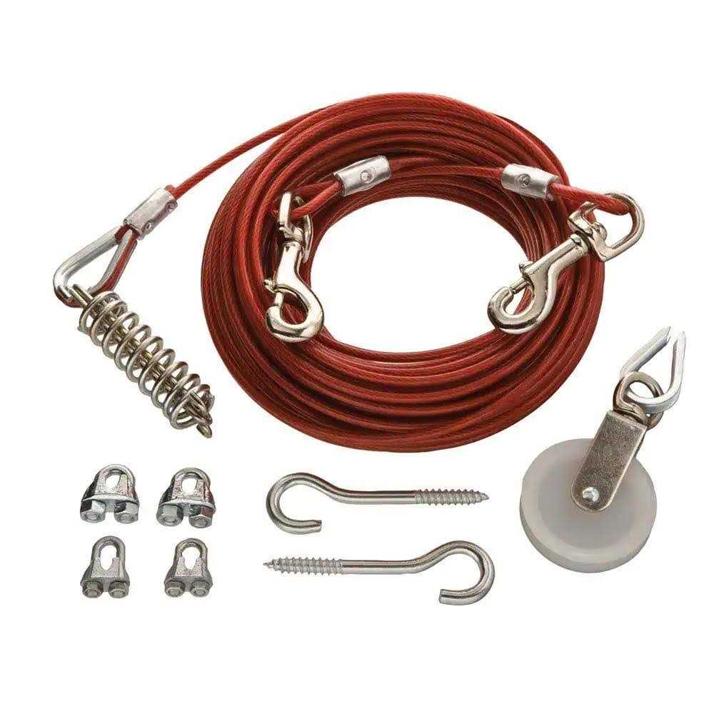 Galvanized Dog Run Cable Exerciser Kit Y8671