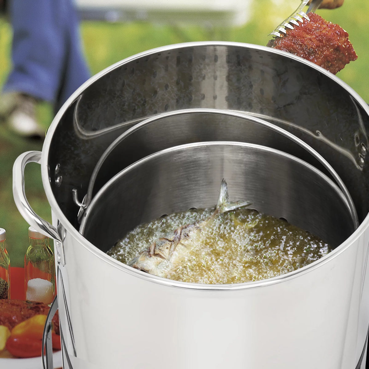 50qt Propane Stainless Steel Fryer Kit Z44840