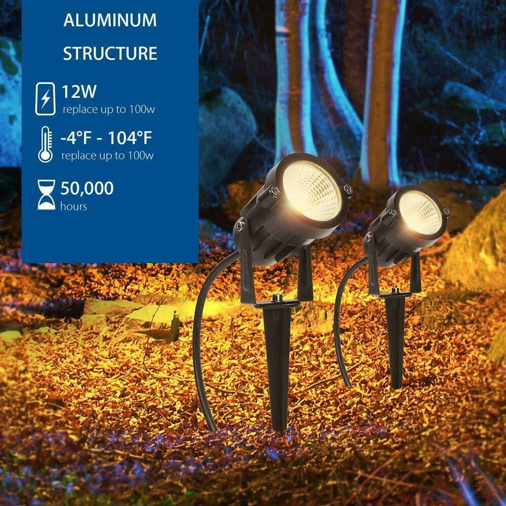 12W Low Voltage Waterproof LED Landscape Lights B469855