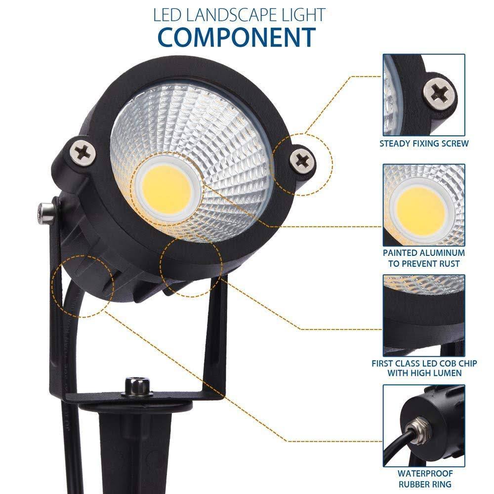 12W Low Voltage Waterproof LED Landscape Lights B469855