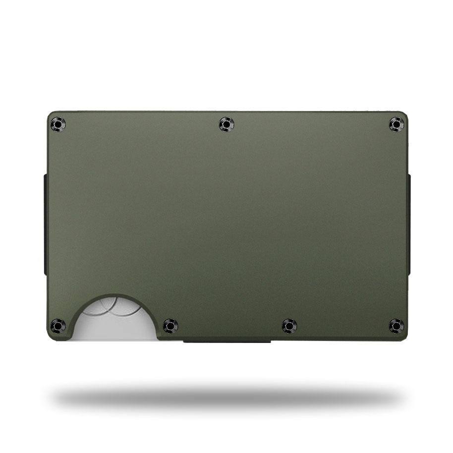 Army Green Aluminum Wallet O130
