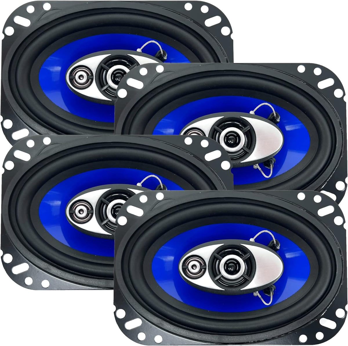 4x6 in 3-Way Coaxial Car Speakers 4 Ohm H272662