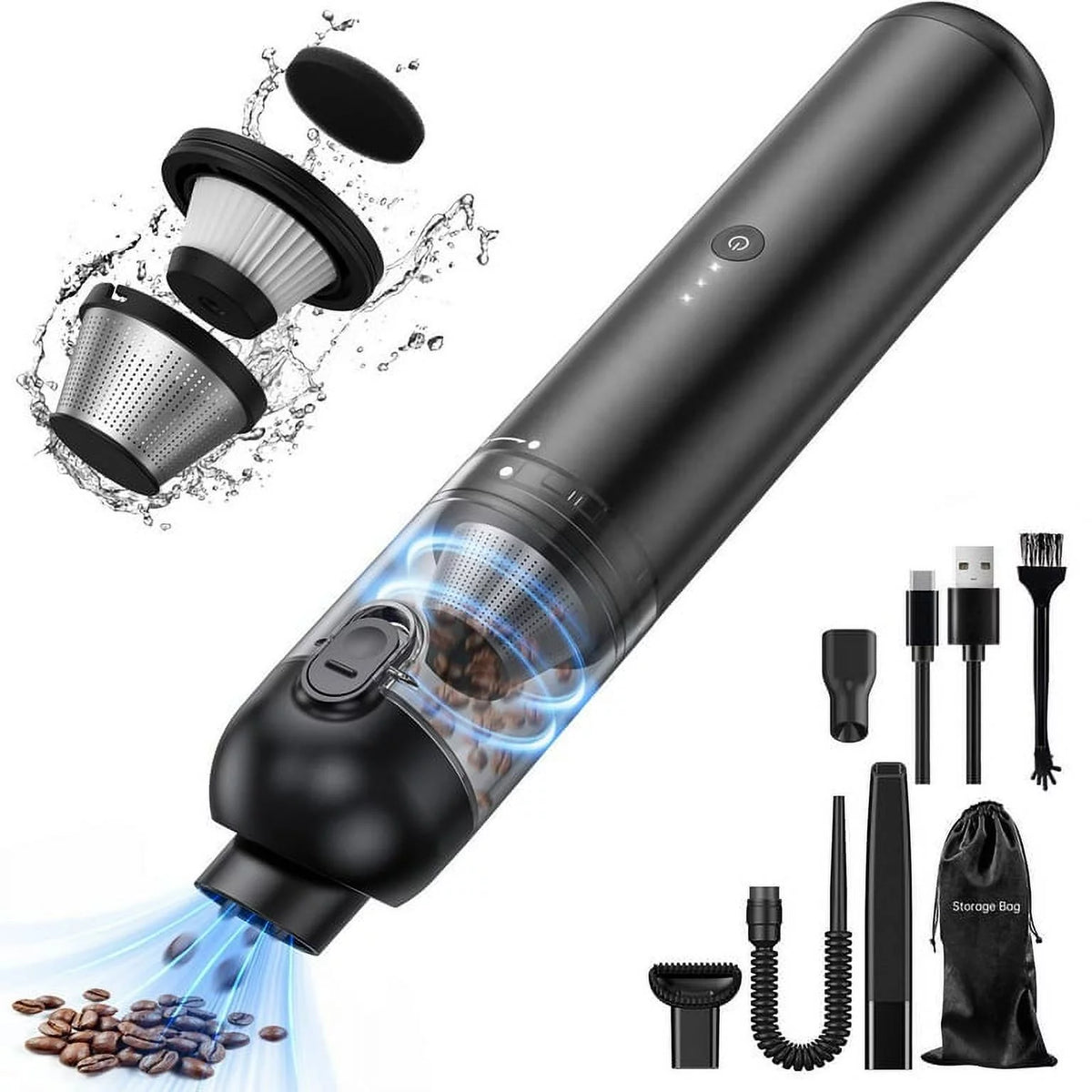 Cordless Handheld Vacuum 16KPA Portable B66191