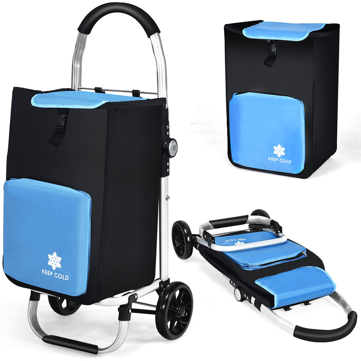 Folding Utility Cart with Removable Bag R2254