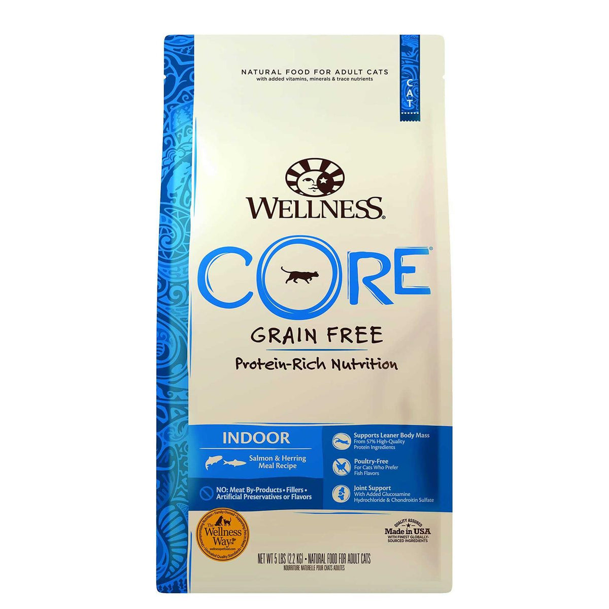 Grain-Free Indoor Salmon & Herring Meal Dry Cat Food J16702