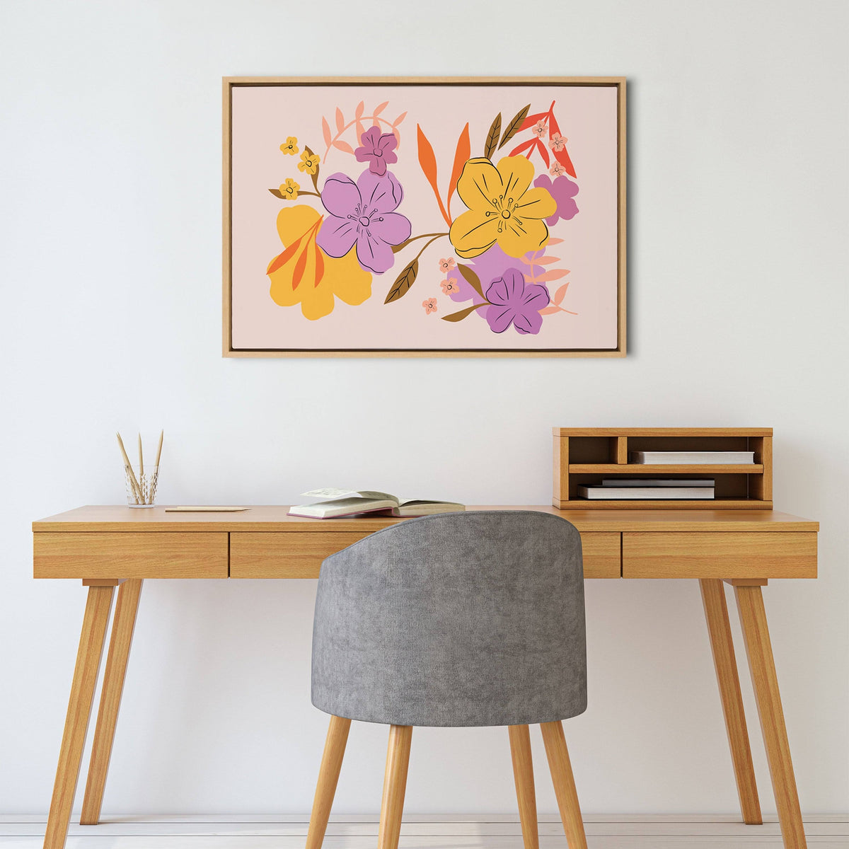 Framed Canvas W372