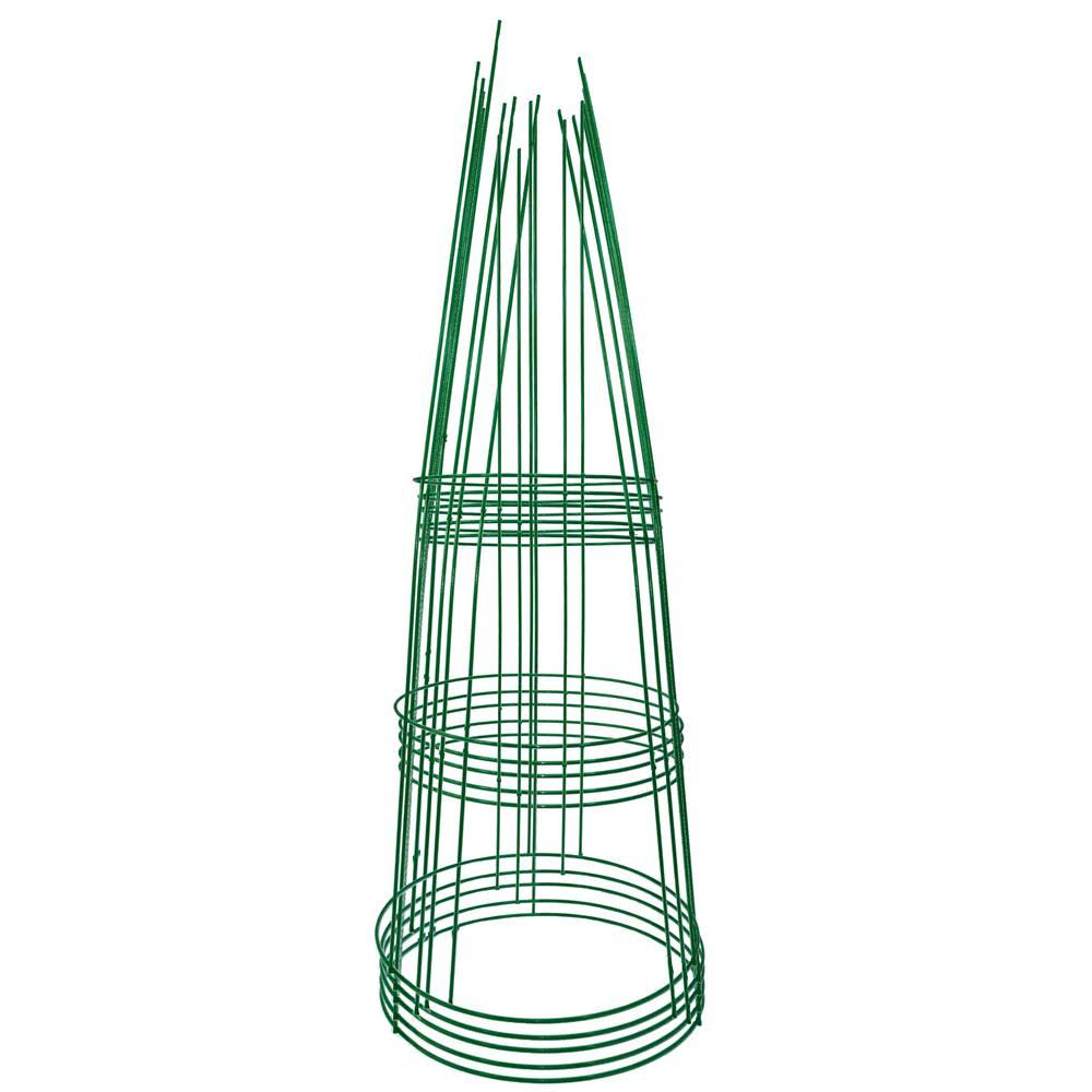 Green 42x22 Galvanized Tomato Cage, 5 Pack F70972