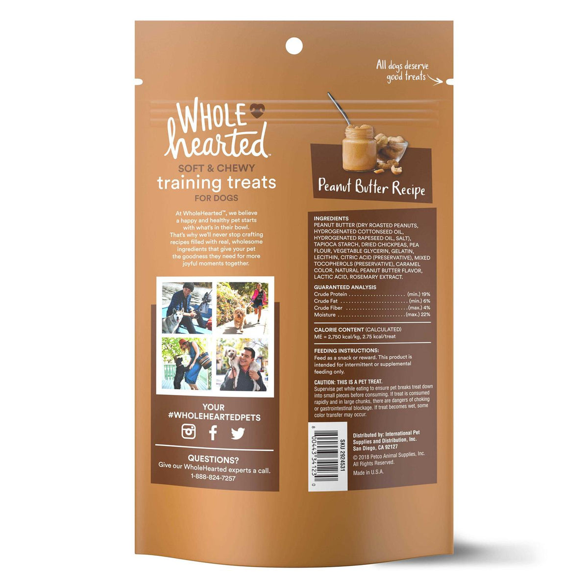 Grain Free Peanut Butter Dog Training Treats M334