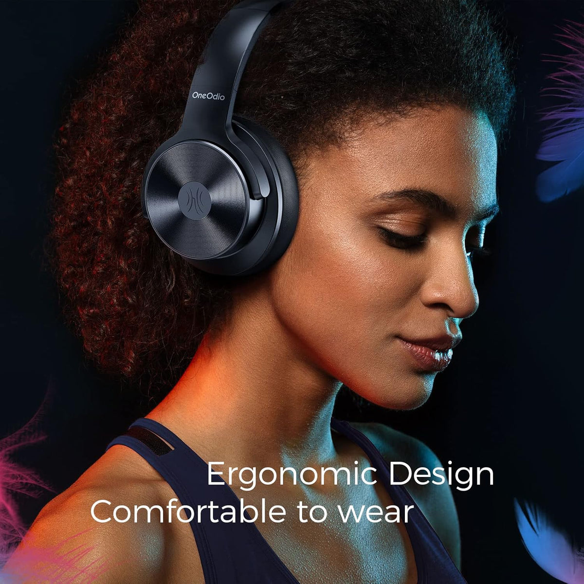 Active Noise Cancelling Wireless Over Ear Bluetooth Headphones P884