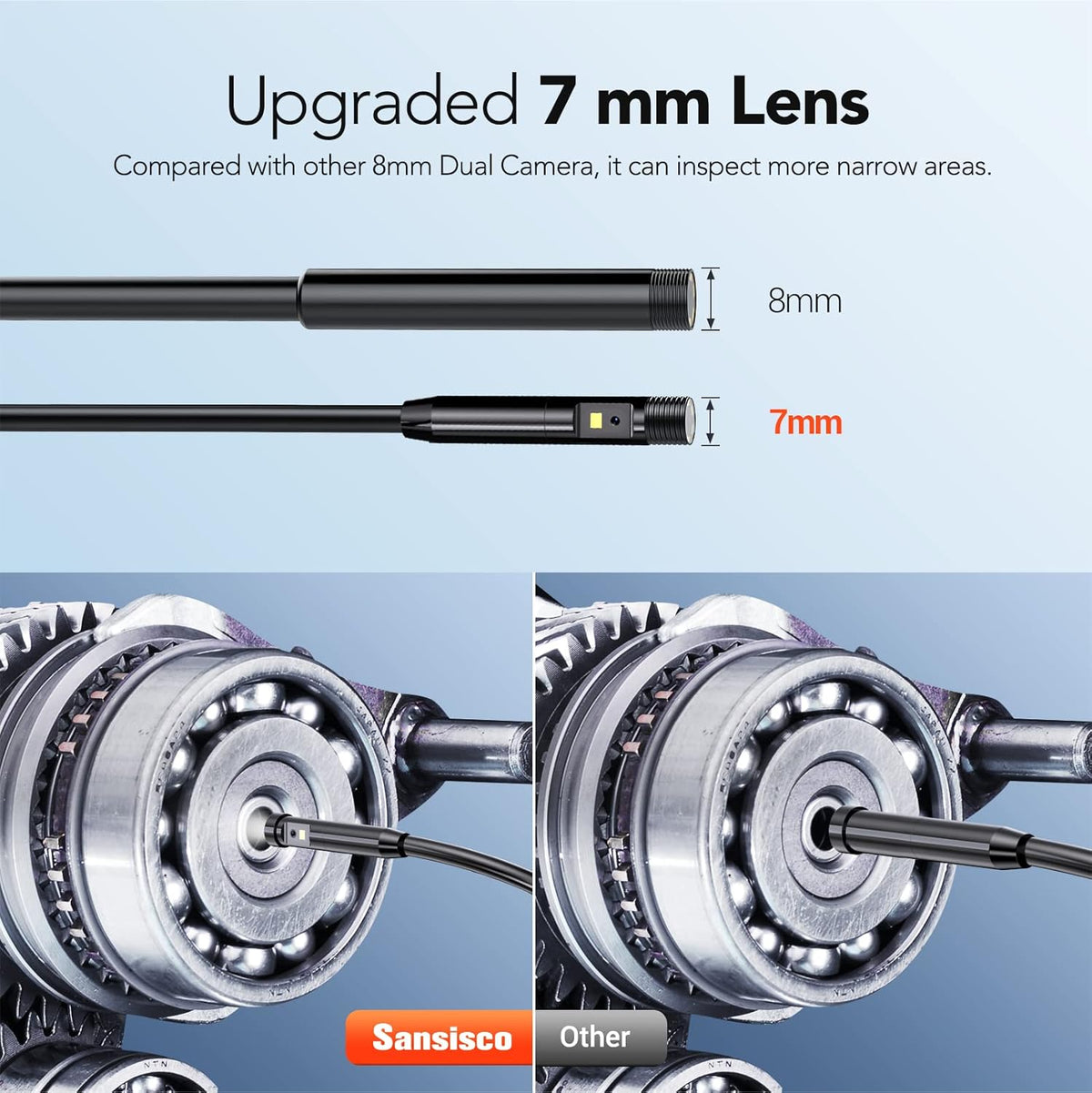 1080P HD Dual Lens Borescope with 4.3 LCD Screen N5920