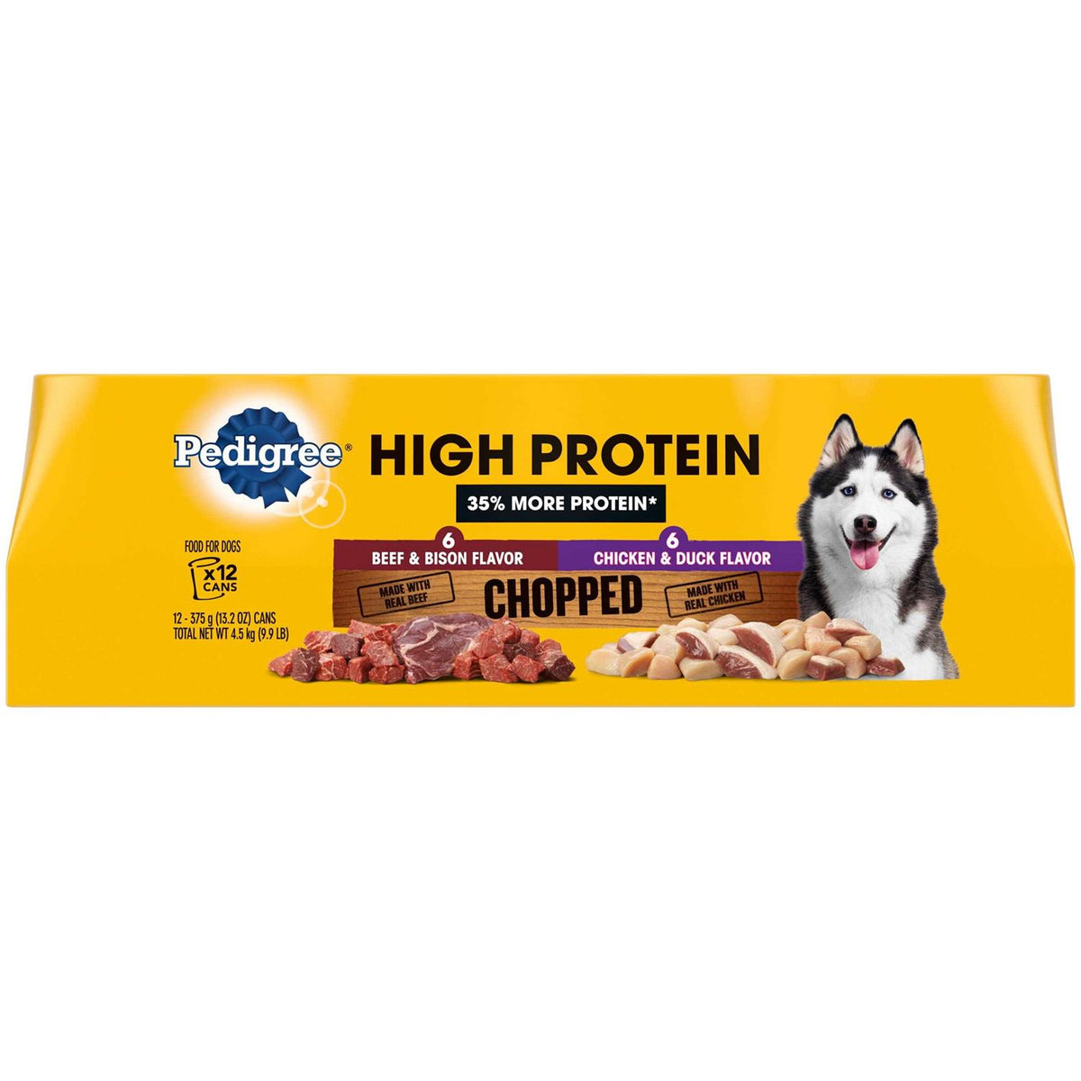 High Protein Chopped Wet Dog Food Variety Pack W4937
