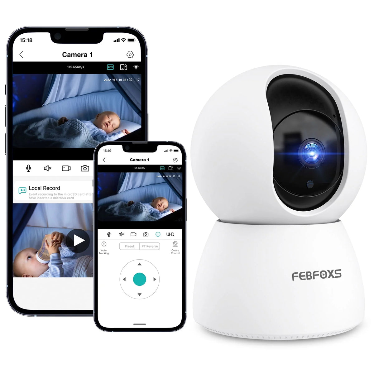 Baby Monitor Security Camera V437