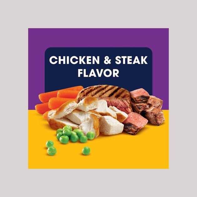 Adult Dry Dog Food Chicken and Steak E938