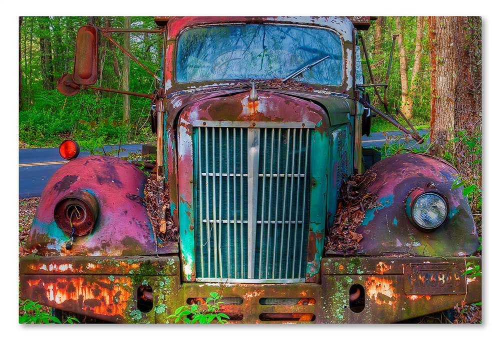 Bob Rouse Tow Truck Front Canvas R418026