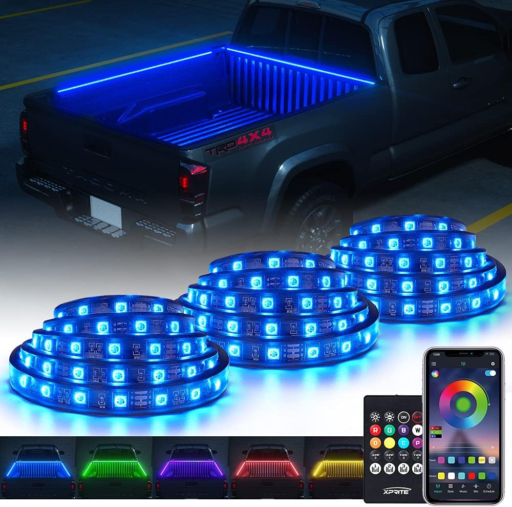 60 RGB Truck Bed Bluetooth Lights Kit X9055