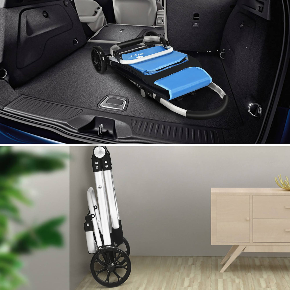 Folding Utility Cart with Removable Bag R2254