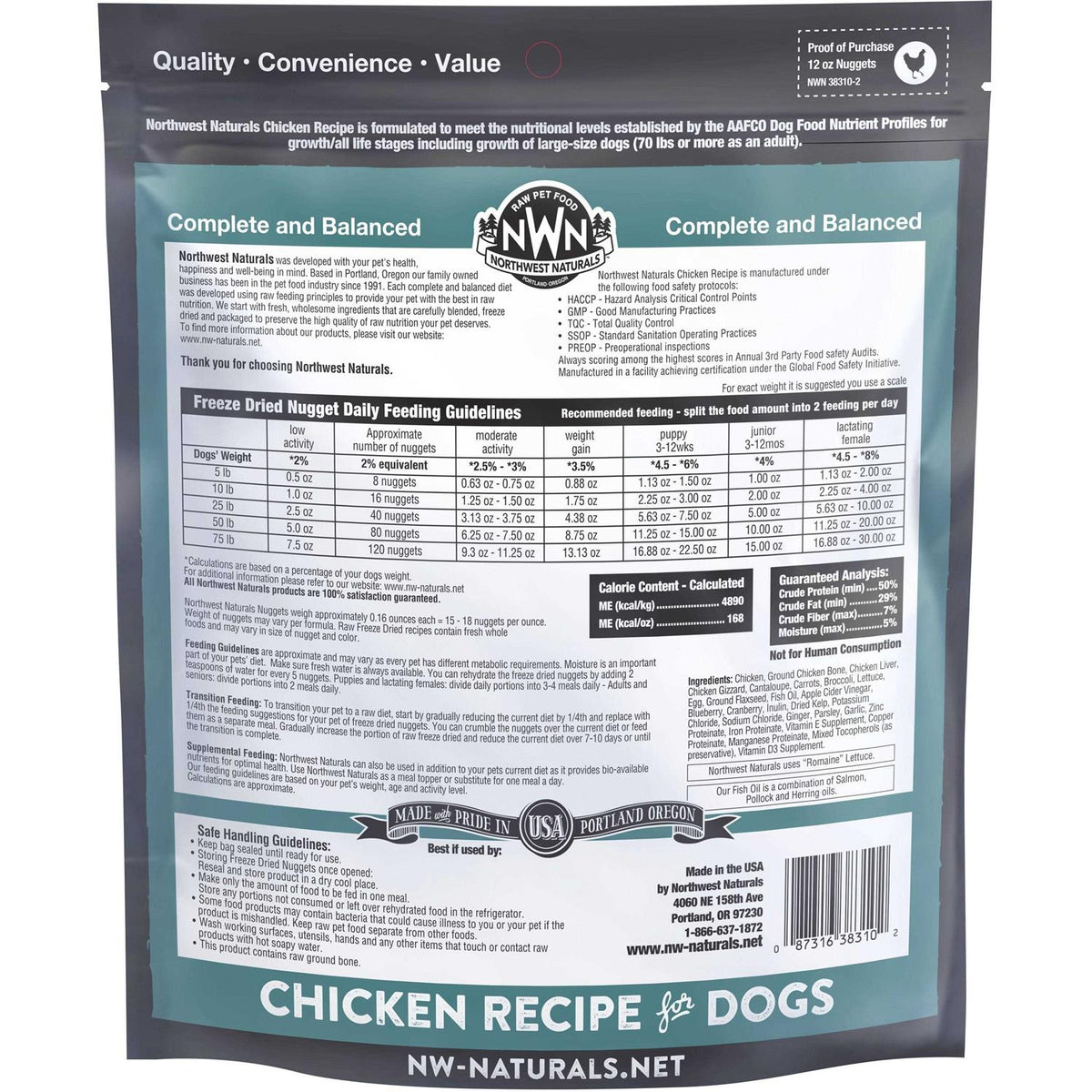 Freeze-Dried Raw Dog Food G1701