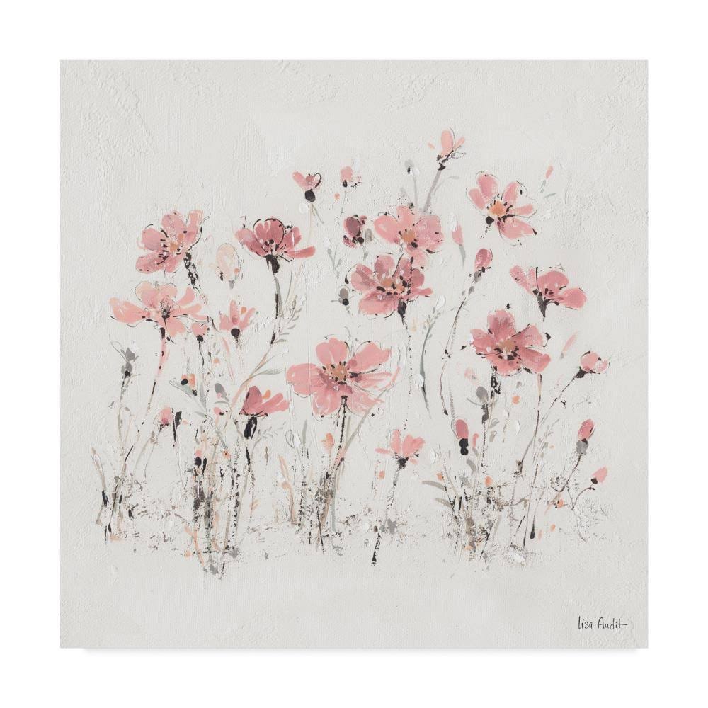 Floral Framed 18-in H x 18-in W Floral Print on Canvas M904853