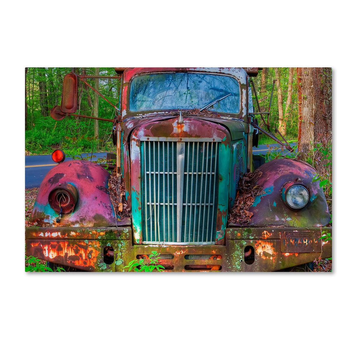 Bob Rouse Tow Truck Front Canvas R418026