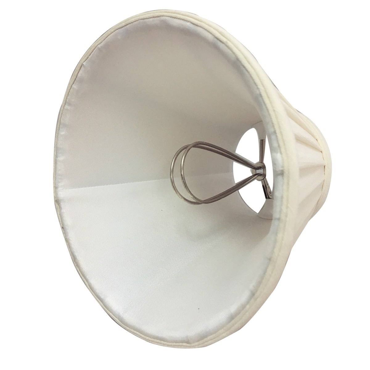 Eggshell Silk Candelabra Shade Set of 6 S5654