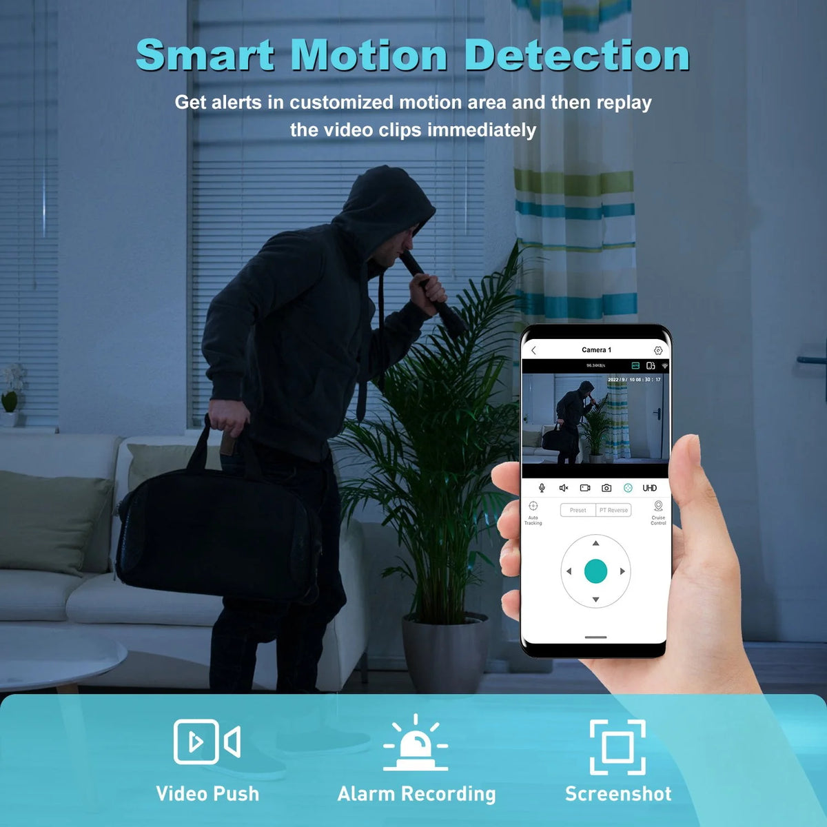 Baby Monitor Security Camera V437