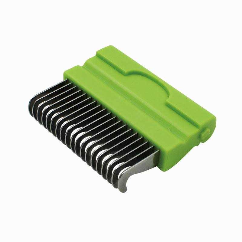 5-in-1 Interchangeable Dematting and Deshedding Bristle Pin and Massage Pet Comb A480