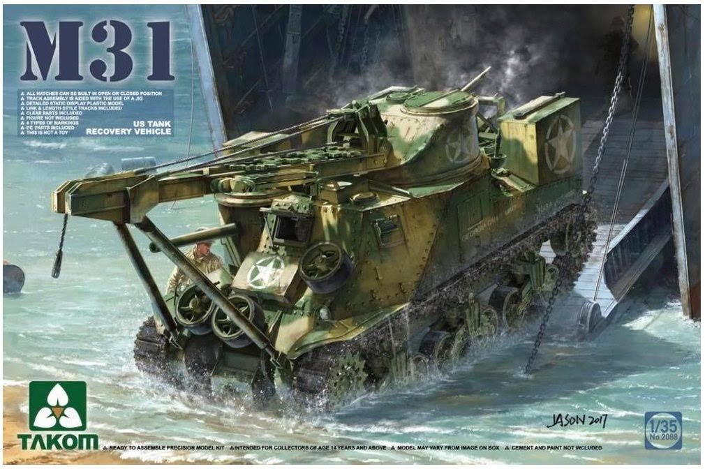 1/35 M31 US Tank Recovery Vehicle Scale Model A80937