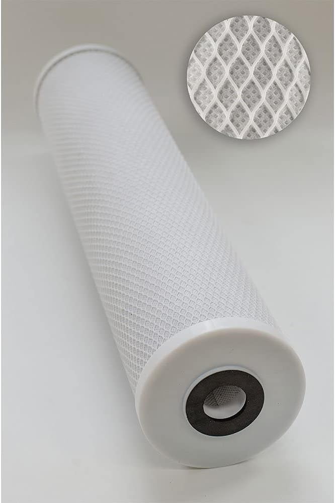 20-Inch 10 Micron Carbon Block Water Filter Cartridge 2-Pack Y69439