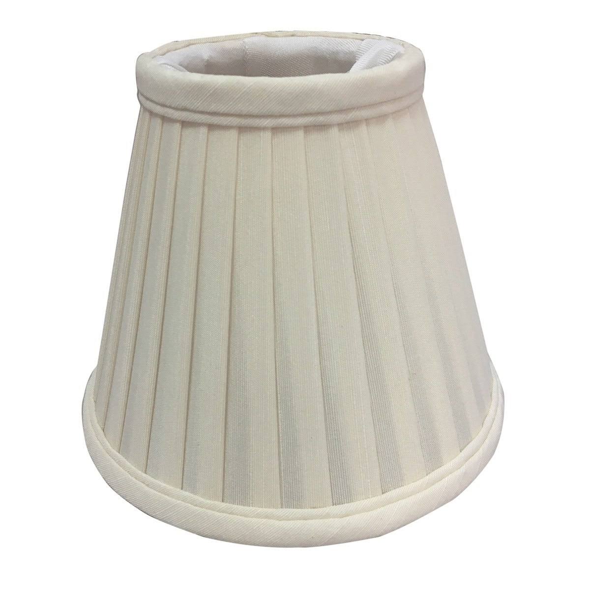 Eggshell Silk Candelabra Shade Set of 6 S5654