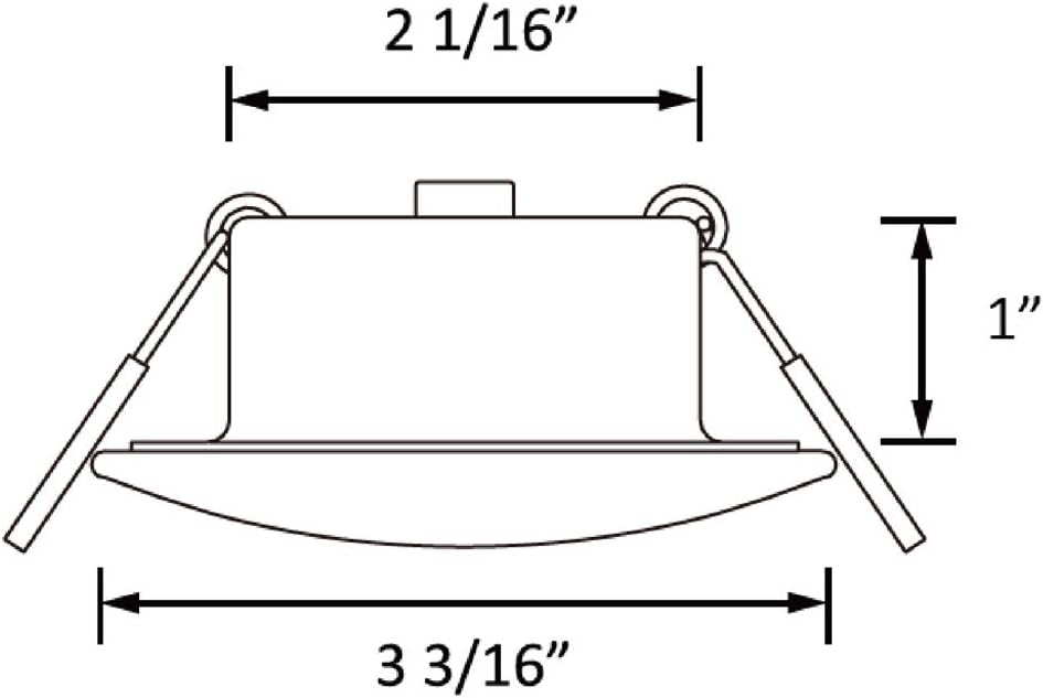 3 Inch LED Recessed Ceiling Light Pack of 6 G969
